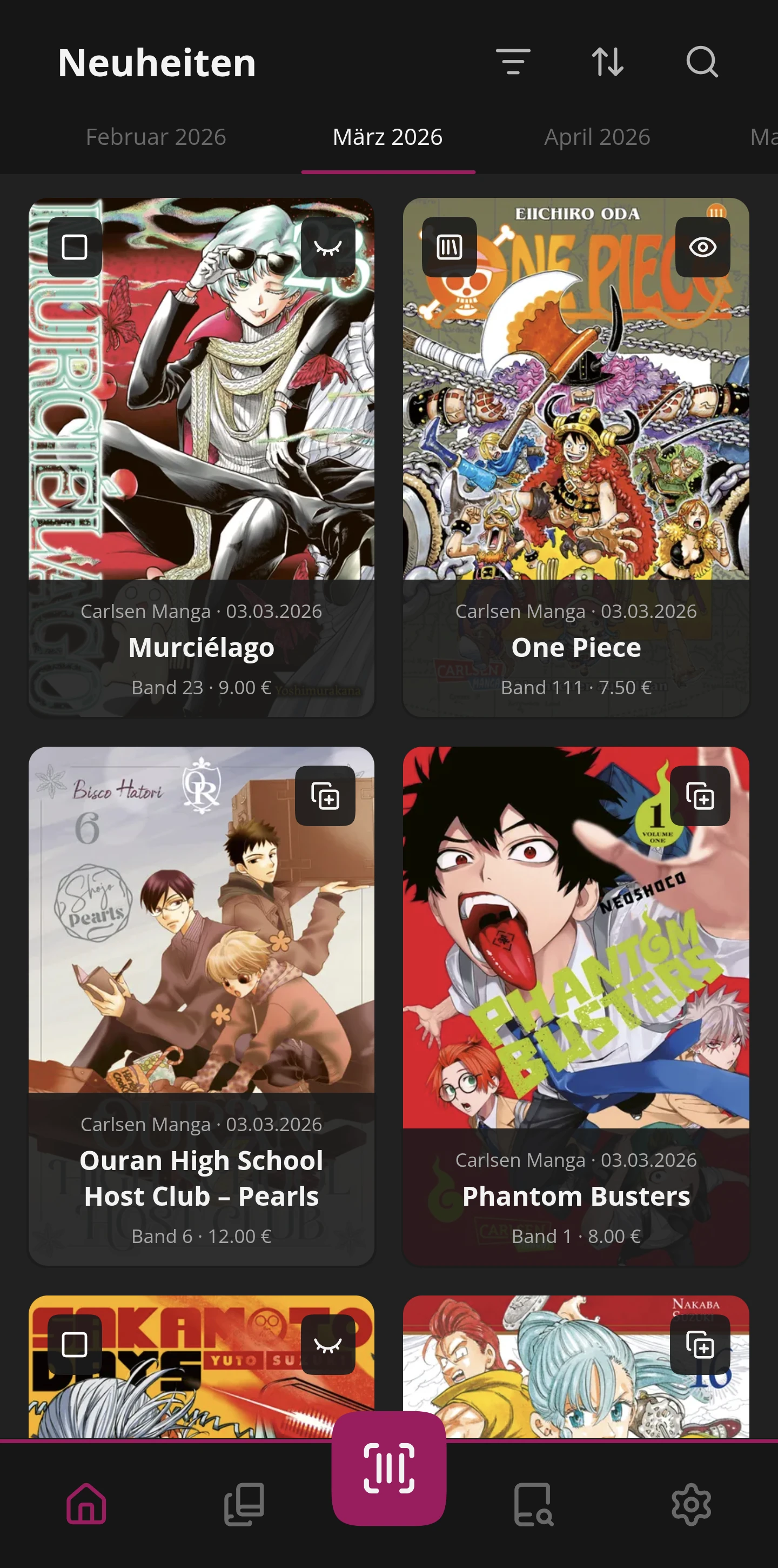Manga-Neuheiten